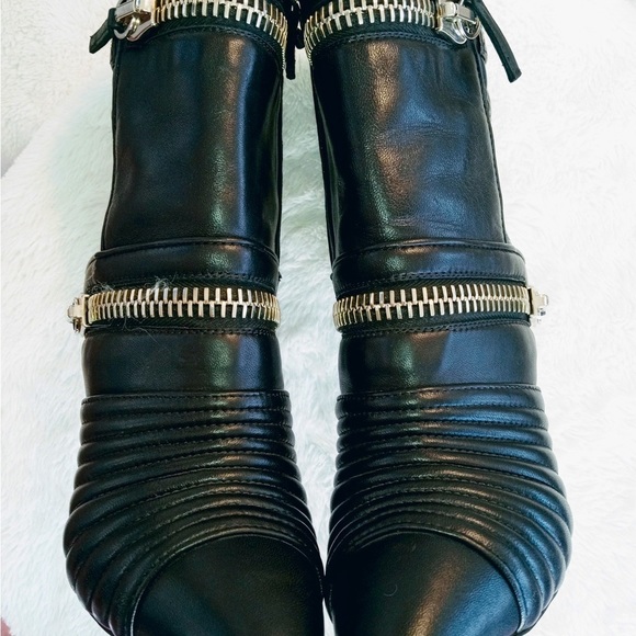 🌹Sold!🌹Giuseppe Zanotti Black Leather Stiletto Boots. Size 6 Like New !! ✨ - Picture 5 of 8